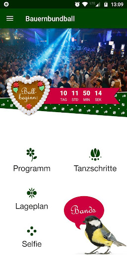 Android application Bauernbundball screenshort