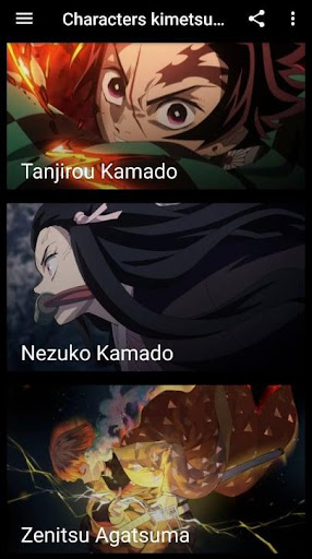 Kimetsu Noyaiba Characters Wallpapers