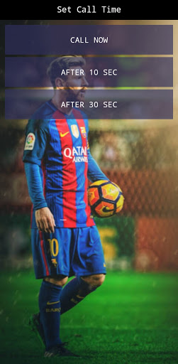Messi Video Call Prank Video C Screen 3