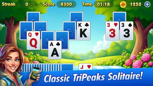 TriPeaks Solitaire Challenge 1