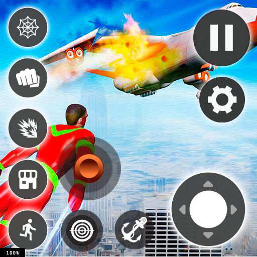 Flying Robot Games: Super Hero 2.10.2 Icon