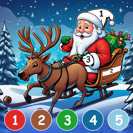 Christmas Coloring by Number