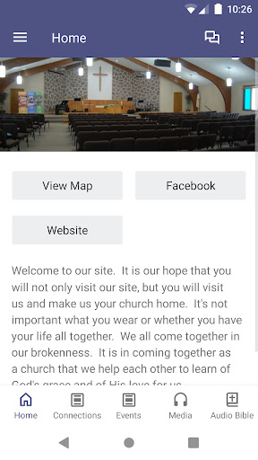 Android application Endicott Nazarene Church screenshort