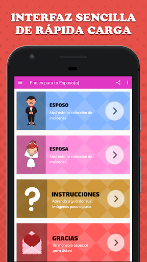Android application Frases para tu Esposo(a) screenshort