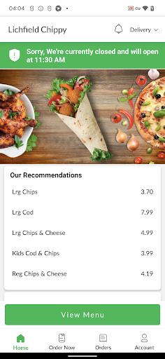 Lichfield Chippy Screen 2