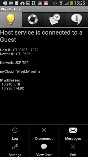 Host Remote Ctl Add-on BlB Screen 3