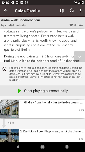 guidemate Audio Travel Guides Screen 2