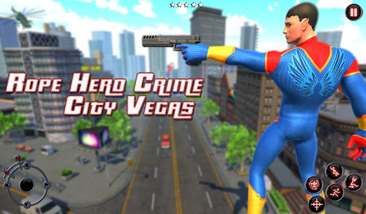 Rope Amazing Hero Crime City Simulator 3 APK screenshots 6