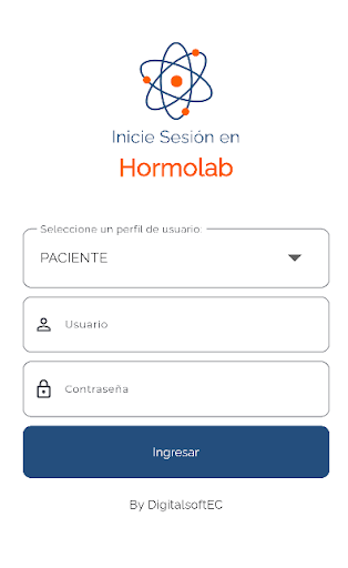 Android application Hormolab Movil screenshort