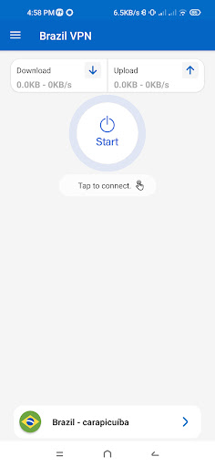 Android application Brazil VPN - Fast & Secure screenshort