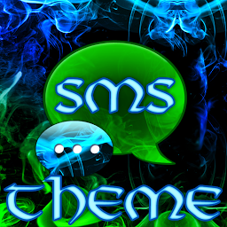 Gambar ikon Asap hijau Tema GO SMS Pro