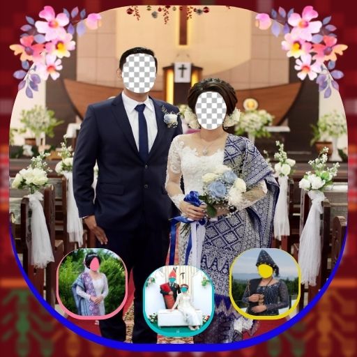 Baju Adat Batak Couple Frame logo