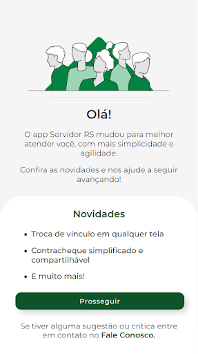 Android application Servidor RS screenshort