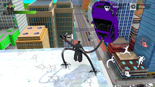Superhero Crime Open World War