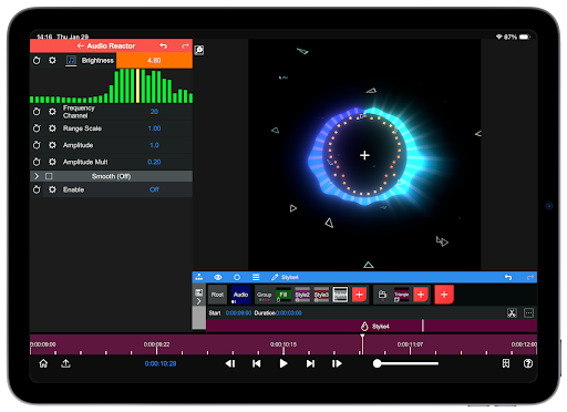 Screenshot of Node Video - Pro Video Editor