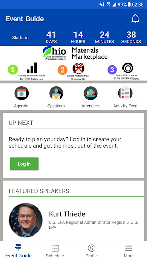 Ohio EPA Conference App Screen 3