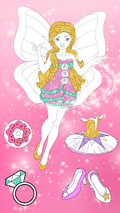 Glitter Dress Colouring Pages for Girls(圖3)-速報App