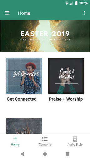 Android application Vine Church screenshort