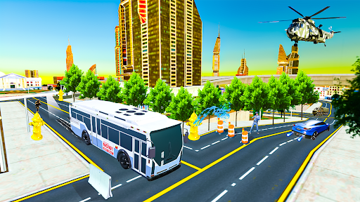 US Police Bus coach Simulator Screen 3
