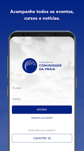 Android application I B Comunidade da Praia screenshort