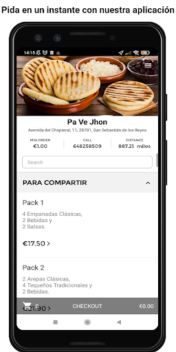 Android application Pavellon screenshort