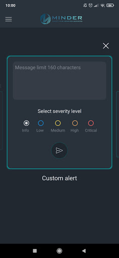 Android application Minder screenshort