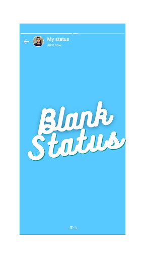 Blank Messenger - Empty text Screen 2
