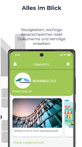 Android application WOHNBAU TUT screenshort