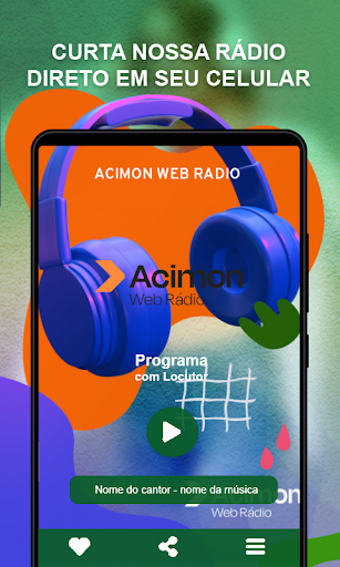 Android application Acimon Web Rádio screenshort