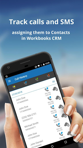 Workbooks CRM Call Tracker Screen 2