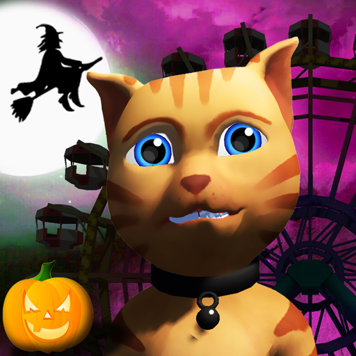 Halloween Cat Theme Park 3D 220405 Icon