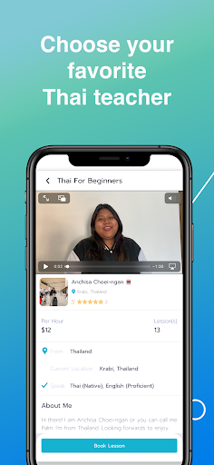 Screenshot of Ling Live - Learn Thai Online