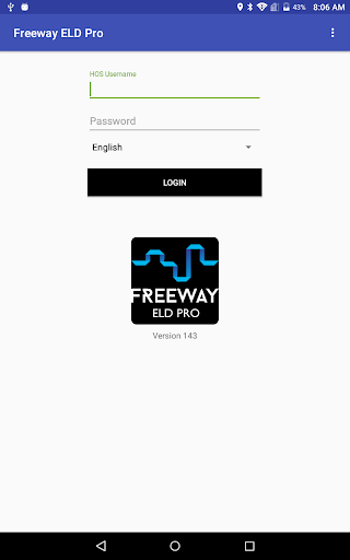 Android application Freeway ELD Pro screenshort