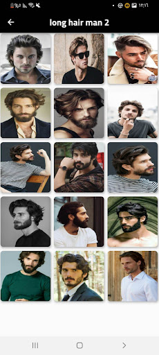 long hair men _ haircut men Screen 2