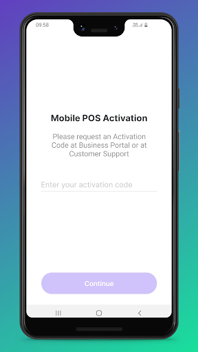 Android application Veengu Mobile POS screenshort