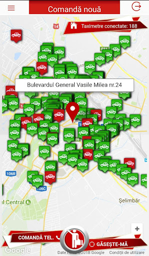 Android application Taxi 942 Sibiu screenshort