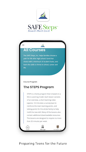 Safe Steps Screen 2