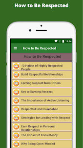How to Be Respected