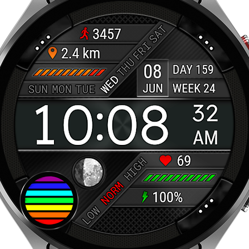 Futorum H13 Digital watch face Download on Windows