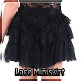 Lace Mini Skirt Design icon