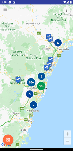 Android application Live Traffic (Sydney) screenshort