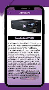 Epson EcoTank ET-8550 Guide