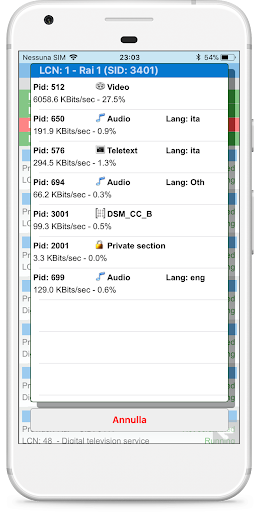 DVB-Monitoring Screen 3