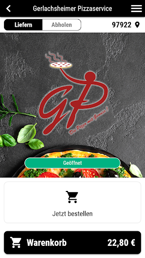 Android application Gerlachsheimer Pizzaservice screenshort
