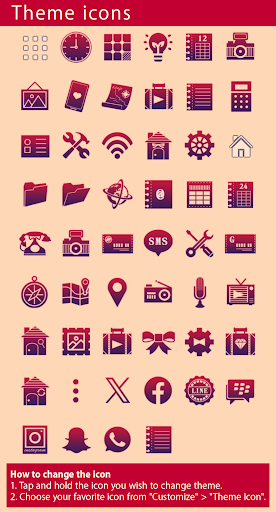 Fall Sunset Theme +HOME screenshot 3