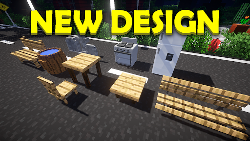 Android application furniture mod for minecraft pe screenshort