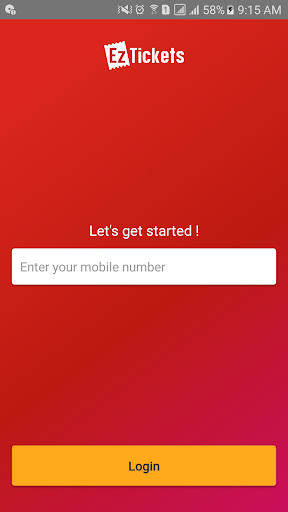 Android application EZTickets Night Club Booking G screenshort