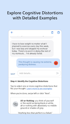 Screenshot of CBT Anxiety & Wellness Journal