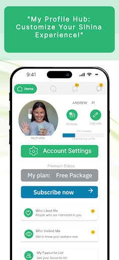 Sihina : Sri Lankan Dating app Screen 2