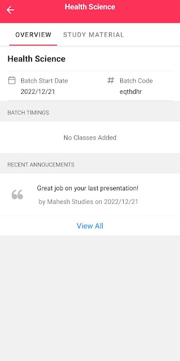 Mahesh Studies Screen 3